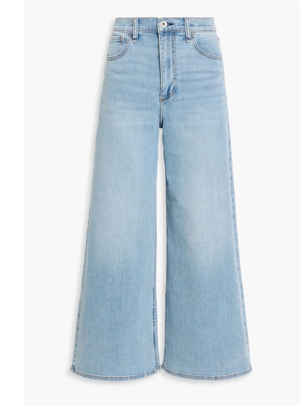 NWT RAG & BONE Serena cropped high-rise wide leg jeans Size 24
